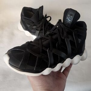 Adidas Y-3 Kyojo High Yohji Yamamoto Black and white Sneakers BB4739 rare Mens 8